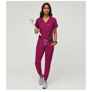 Figs Scrubs - Dark Magenta Limited Edition Color